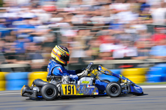 Praga Kart on the podium in Varennes