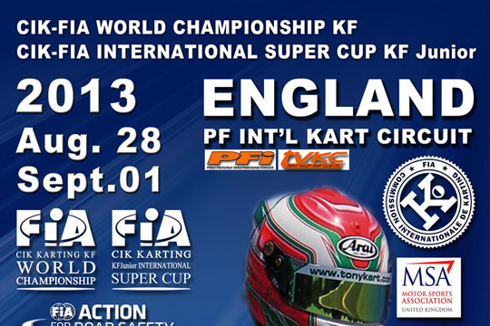 CIK-FIA WORLD KF CHAMPIONSHIP KF & INTERNATIONAL KF JUNIOR SUPER CUP AT BRANDON (GB) - PREVIEW