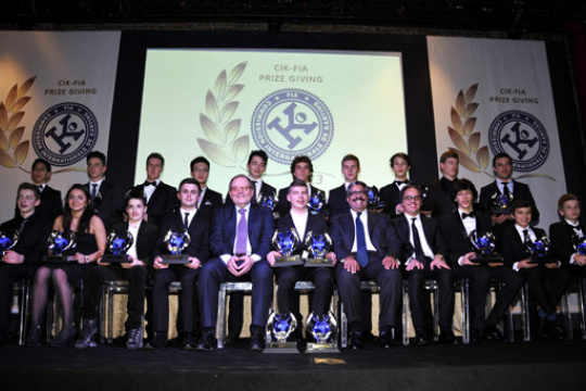 All CIK-FIA Champions in Milan