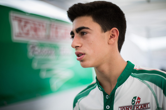 David Vidales: after the test with FDA and before OK Junior World Championship