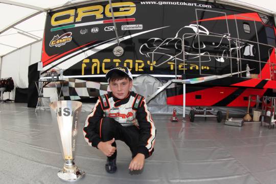 CRG drivers fighting a great battle in the final round of WSK