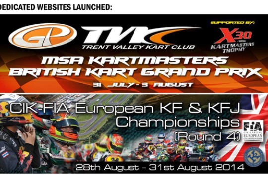 Trent Valley Kart Club launches two new event websites