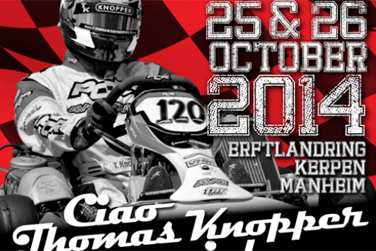 Top drivers already registered for the Ciao Thomas Knopper Memorial