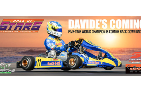 Davide Forè returns to the Gold Coast to defend Race of Stars crown