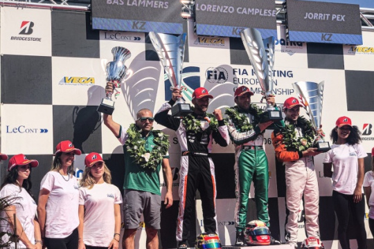 CIK Euro, Sarno: Camplese and Denner won the races. Pex and Skaras are the new champions