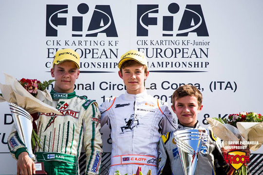 Ilott on top in KF Euro opening round