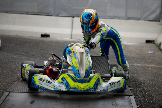 Visor down again for Laurens van Hoepen