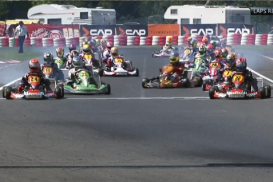 KZ-Prefinal. Verstappen fast as a missile. Abbasse means business 