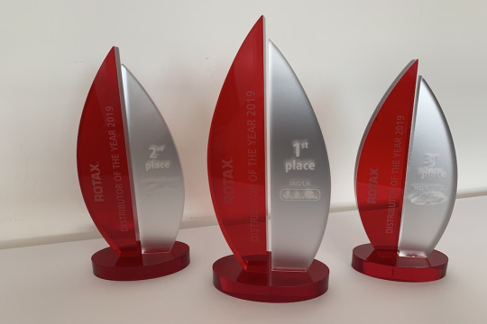 BRP-Rotax has honored its kart distributors of the year 2019