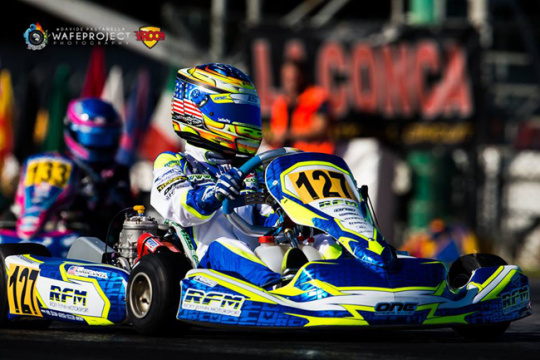 Sargeant best in KFJ heats at La Conca