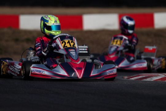 Winter Cup: pole and 3rd place in OK class for the Kosmic Racing Dpt.