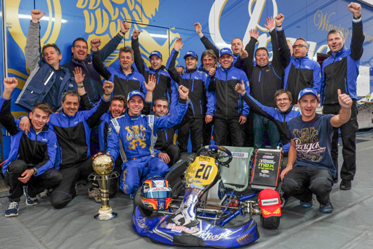 Podium for Praga Kart Racing  