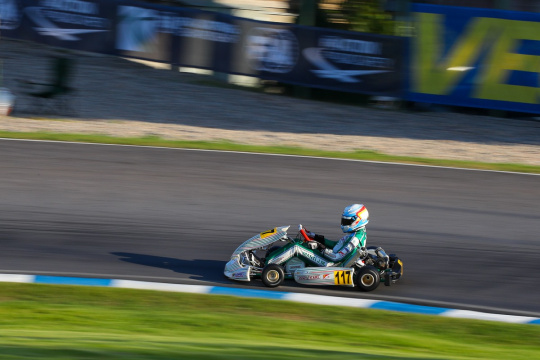 Tony Kart on the World podium
