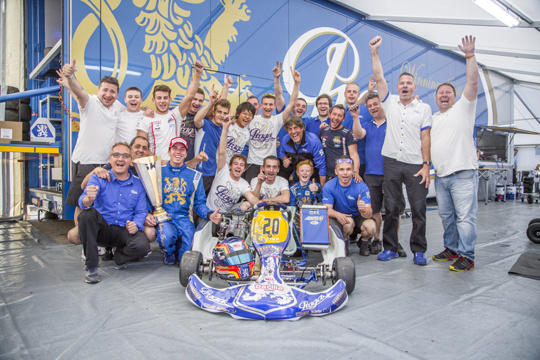 Podium for Praga Kart Racing Team
