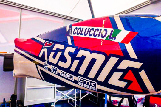 Luigi Coluccio with Kosmic Racing Department