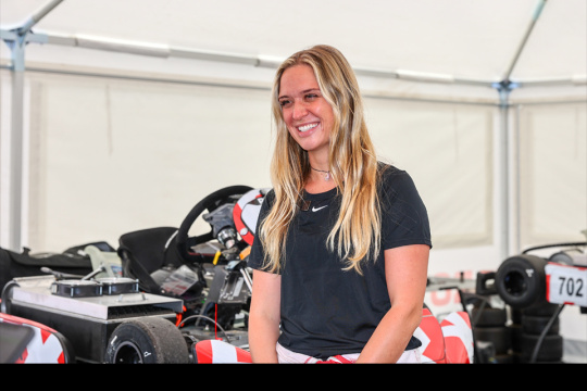 Corinna Kamper shares her latest experience in the Rotax E20 at the RMC Euro Trophy