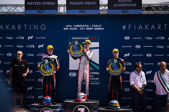 Incredible Finale: Lorenzo Travisanutto (KZ) and Riccardo Nalon (KZ2 Masters) win the European Championship!
