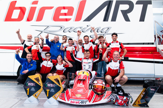Birel ART triumphs in WSK Open Series with Bertuca