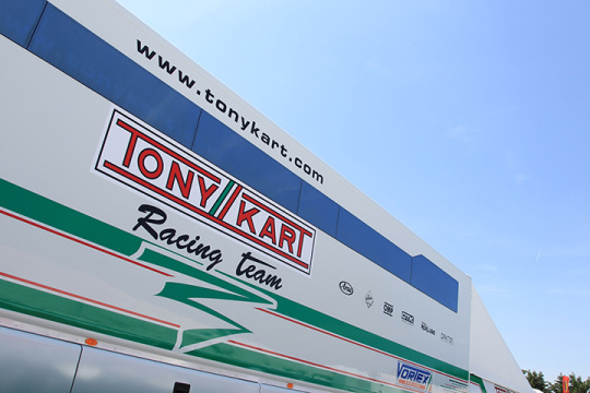 2017 Tony Kart Racing Team drivers line up