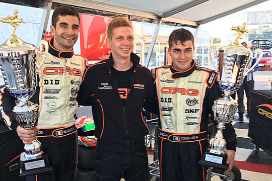 CRG scoring a one-two in Vendrell with Torsellini and De Conto