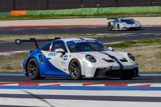 Matteo Bergonzini with SP Racing for the Italian GT Endurance Championship