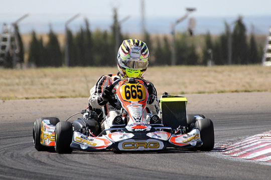 CRG on Zuera's podium with a spectacular Lennox in DD2 at the Euro Rotax