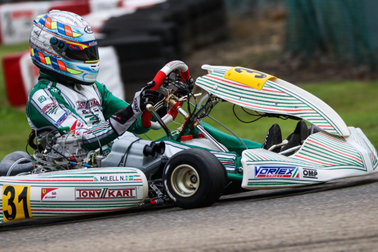 FIA Karting European Championship, Genk - Milell, Gustavsson and Braeken in pole position