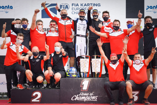 Two European doubles for Birel ART in KZ and KZ2
