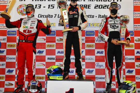 Luca Bosco returns to podium at Trofeo Margutti