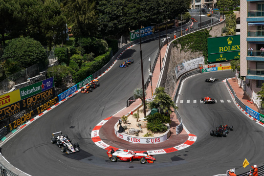 Formula Regional EU by Alpine puts on a show in Montecarlo