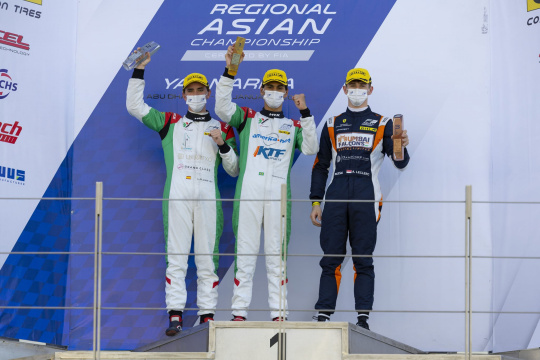 Formula 4 and Formula Regional put on a show at the first round in Abu Dhabi