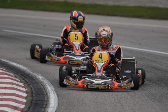 CRG and De Conto on the podium of KZ in Macau