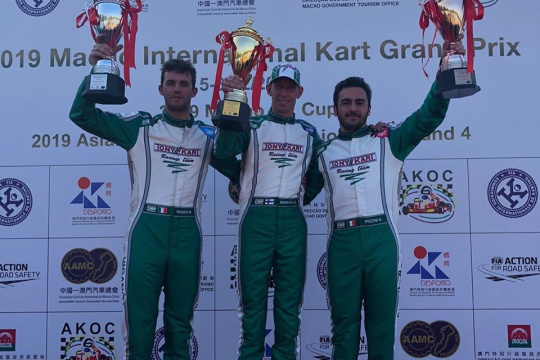 Macau GP - Tony Kart “poker” in KZ