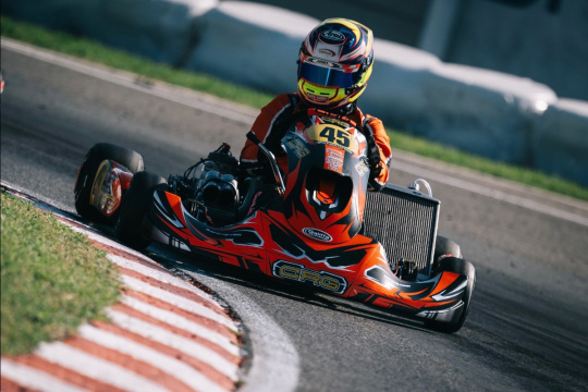 Third-place finish in the European Championship KZ for CRG and Viktor Gustafsson