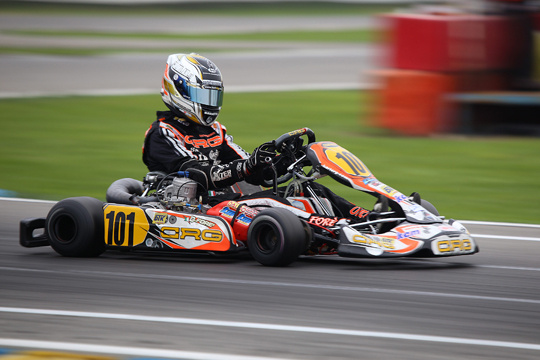 CRG, front row for Davide Forè in WSK Final Cup