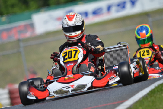 Zanchetta and Negro on pole in KZ2 prefinal