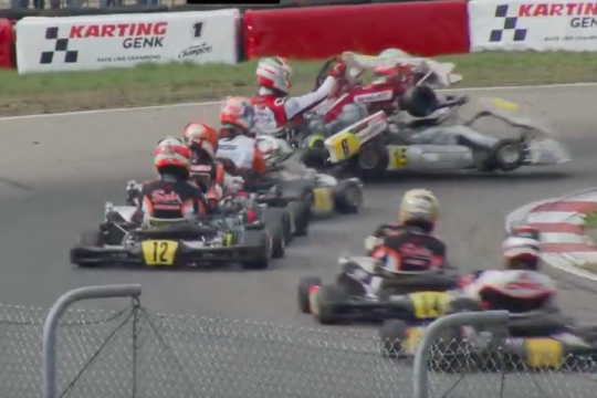 Kremers explains: «From the telemetry I braked over a meter before!»