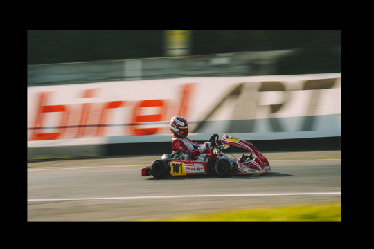 Birel Art on top of KZ2 at Lonato