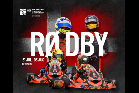 In Denmark the final race of the Euro OK – OK Junior championship