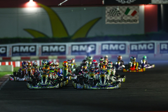 Spectacle under lights for Rotax Euro stars