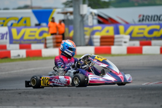 The Kosmic Racing Department at Lonato for the final act of the KZ and KZ2 European Championship