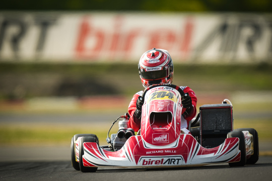 Morgatto confirms Birel ART's progress in Champions of the Future at Rødby