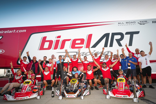 Victories and title in the WSK Open Cup in Adria