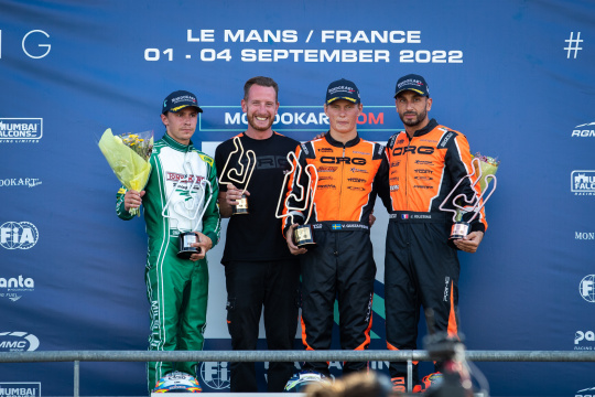 FIA Karting World Championship KZ/KZ2 - CRG dominates at Le Mans, Gustavsson and Carbonnel are World Champions