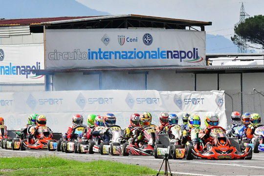 The first Italian titles awarded in the fourth round of the Italian ACI Karting Championship in Sarno.