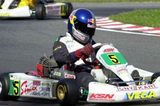 That time Sebastian Vettel met Davide Forè in Parma
